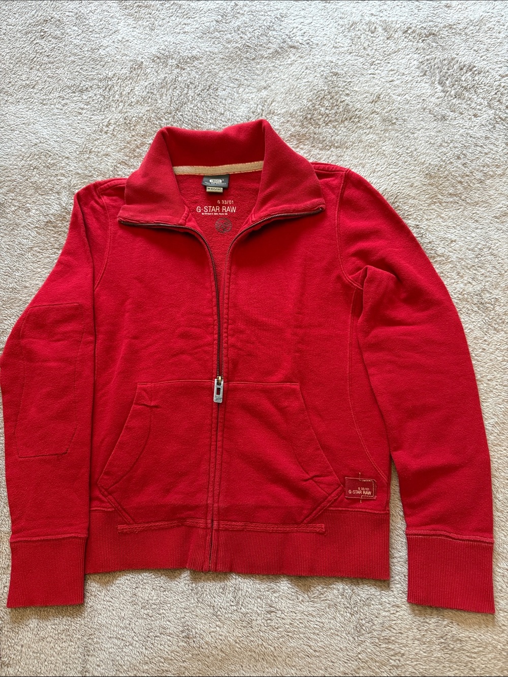 G-Star Kids Red Full-Zip Jacket
